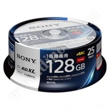 BD-R Sony, for Enterprise, XL, 128GB, 4X, Cake box 25бр.